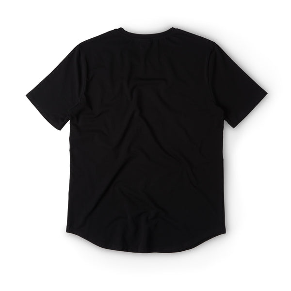 Wake Surf Co Logo Short Sleeve Tee Shirt in Black