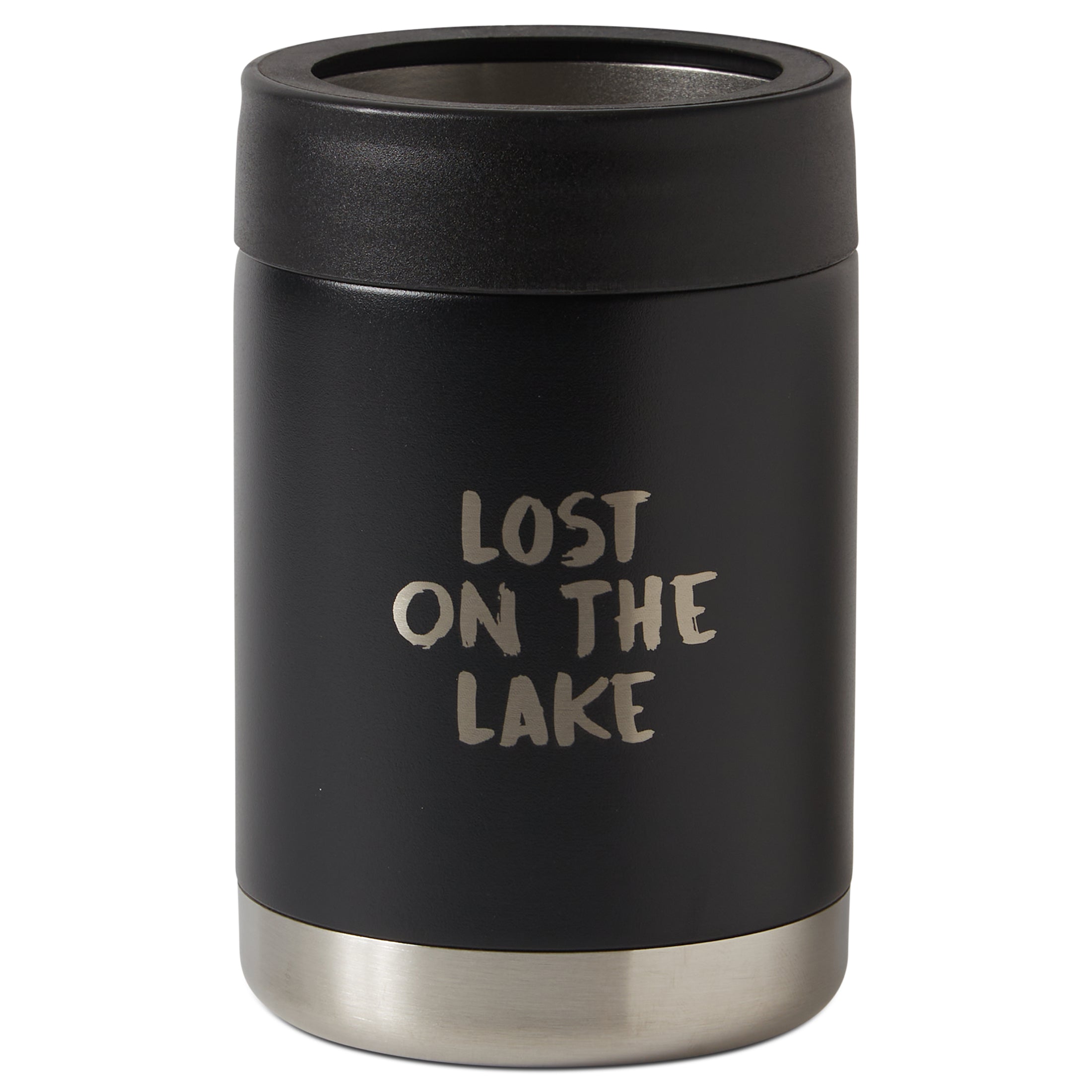 By the Barrel - Stainless Steel Koozie - Black