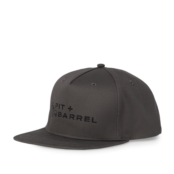 Horizontal Pit + Barrel High Five Logo Snapback Hat