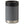 Grey | insulated cup with black top and silver bottom on a white background