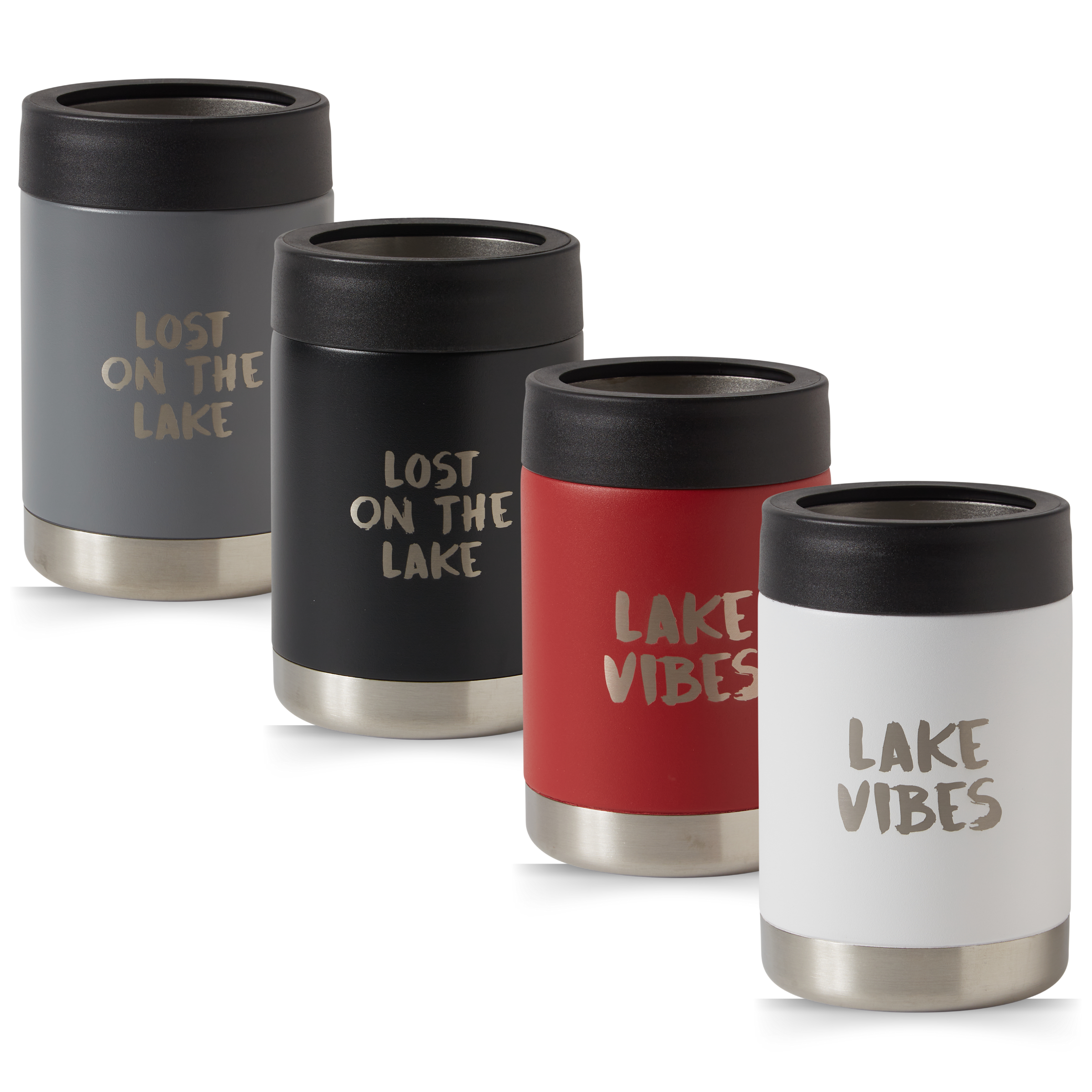 By the Barrel - Stainless Steel Koozie - Black