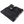 Black Microfiber towel folded up with corner pulled over to show texture and sheen of fabric. 